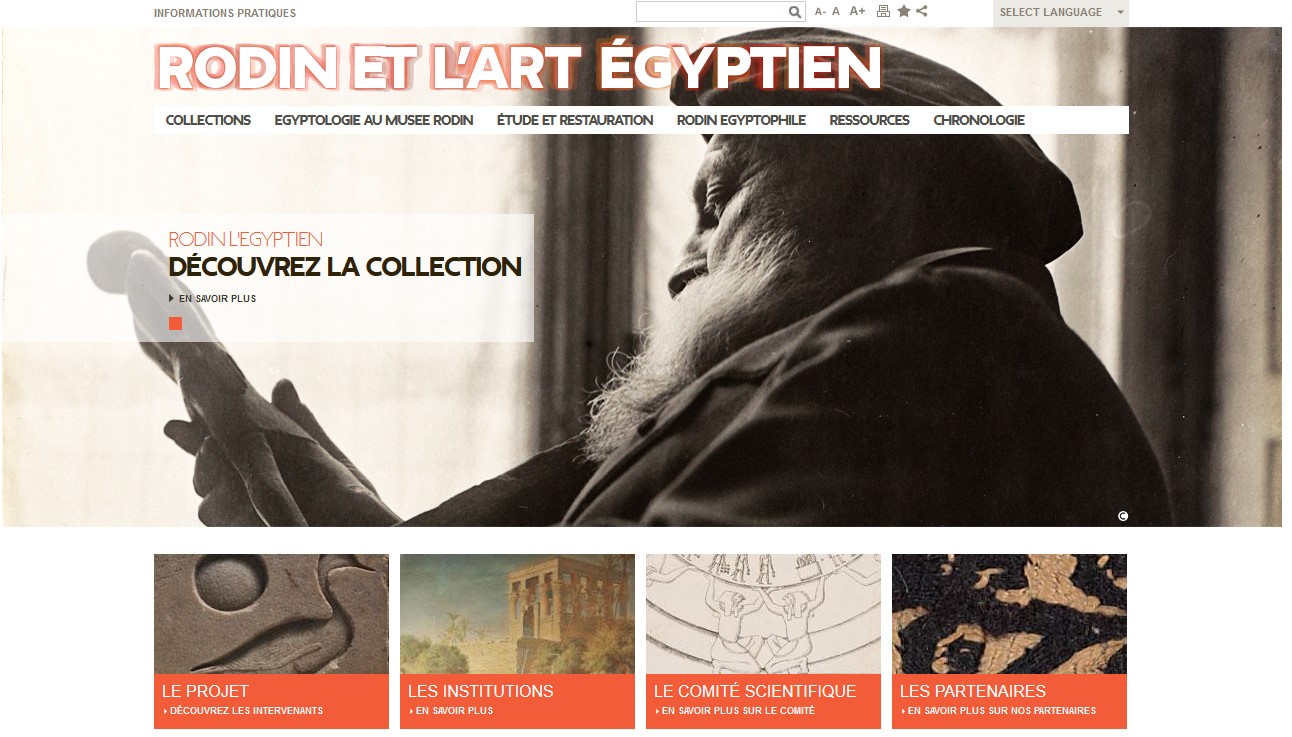 Capture d'écran site EGYPTE