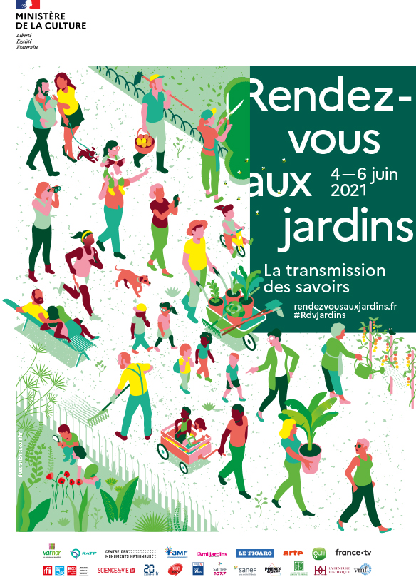 Affiche de l'opération Rendez-vous aux jardins