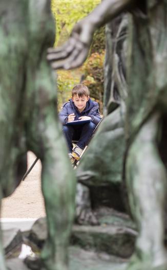 Vacances en famille musée Rodin