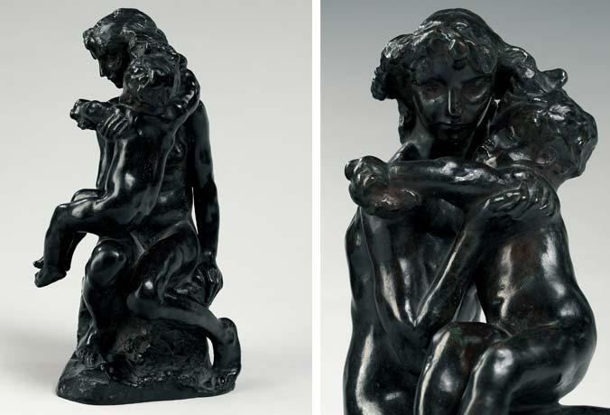 Auguste Rodin, Frère et Sœur, vers 1890, bronze
