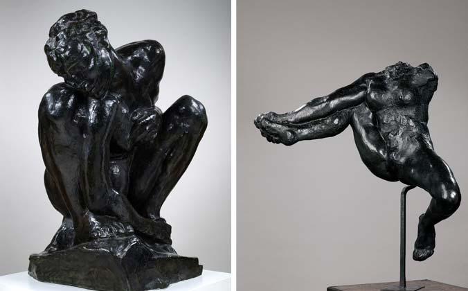 Statuette de femme nue bronze pose érotique style antique 
