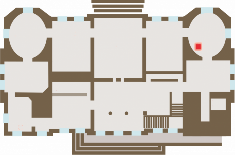 Plan de localisation de l'œuvre Les sources taries