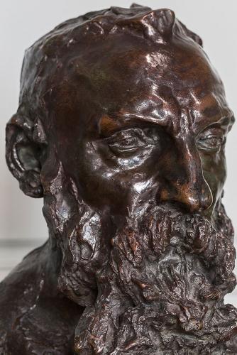 Camille Claudel, Portrait d'Auguste Rodin, 1892, bronze