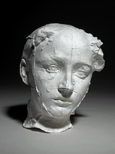Auguste Rodin, Masque de Camille, vers 1884, plâtre