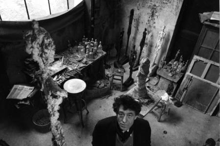 Alberto Giacometti dans son atelier