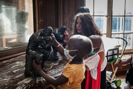 Rodin va à l'hôpital - Margency