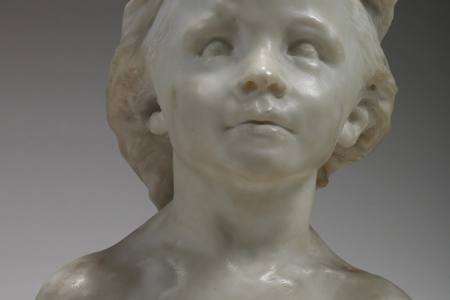 Camille Claudel, La Petite châtelaine, 1893, marbre