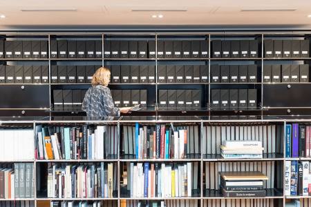 Salle de lecture du centre de recherche