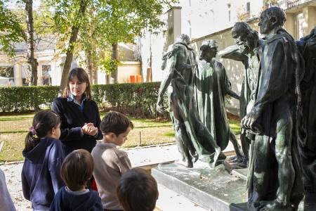 Visite-atelier en famille du jardin de sculptures
