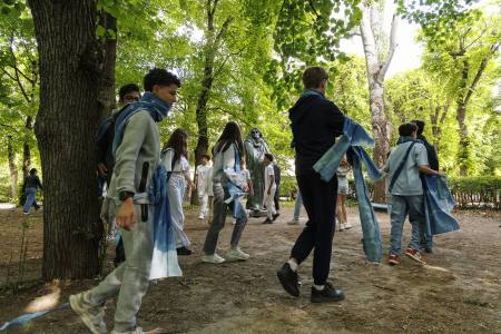 Restitution dansée et poétique dans le jardin de sculptures