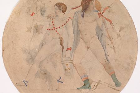 Bacchanal after an ancient vase, 1870 (before)