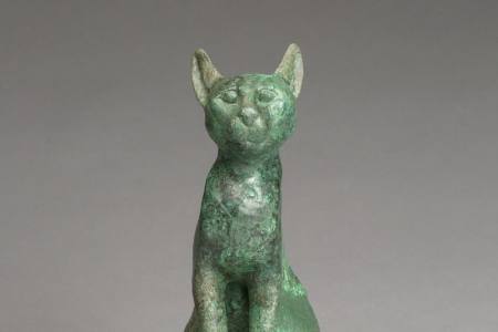 Statuette votive de Bastet sous la forme d'un chat