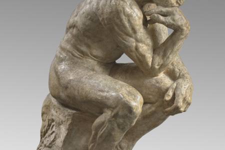 Le Penseur, monumental, plâtre, 1903